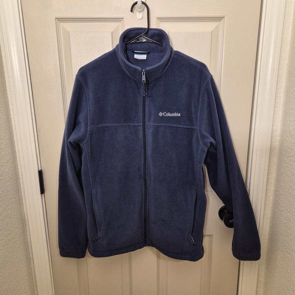 Columbia Navy Full-Zip Fleece Jacket